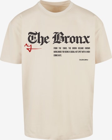 T-Shirt 'The Bronx' F4NT4STIC en beige : devant