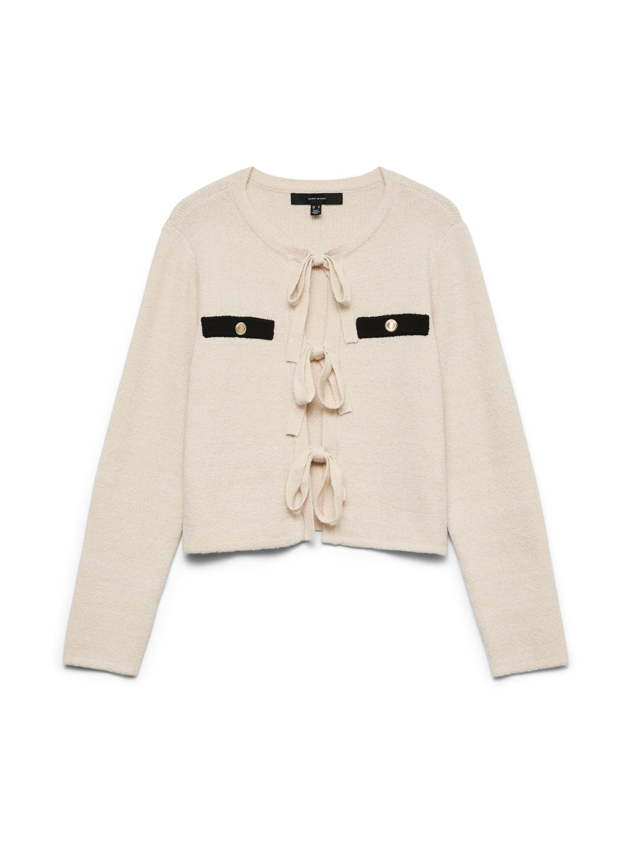 VERO MODA - Cárdigan 'VMHildur' en beige: frente