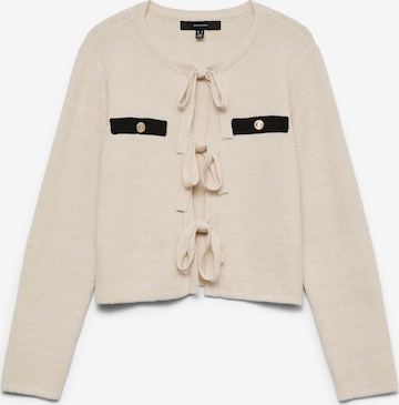 Cardigan 'VMHildur' VERO MODA en beige : devant