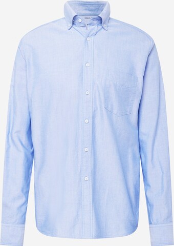 Chemise ETERNA en bleu : devant