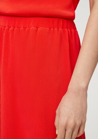 Wide Leg Pantalon s.Oliver en rouge