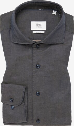 ETERNA Slim fit Business Shirt in Grey