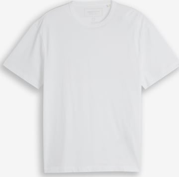 TOM TAILOR DENIM T-Shirt in Weiß: Vorderseite