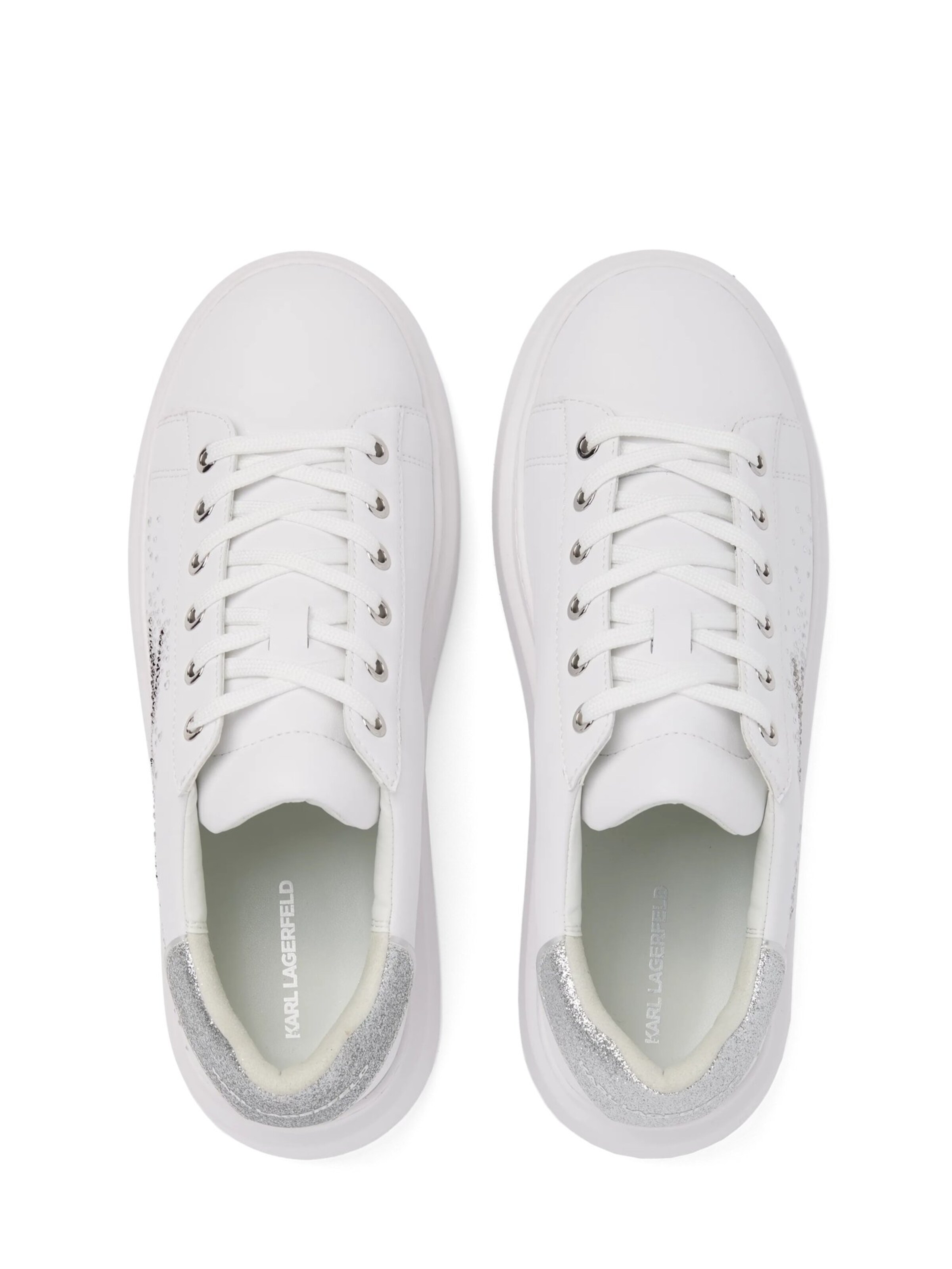 Karl Lagerfeld Sneakersy niskie 'Anakapri' w kolorze biały