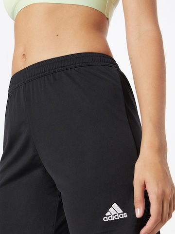 ADIDAS SPORTSWEAR Regular Workout Pants 'Entrada 22' in Black