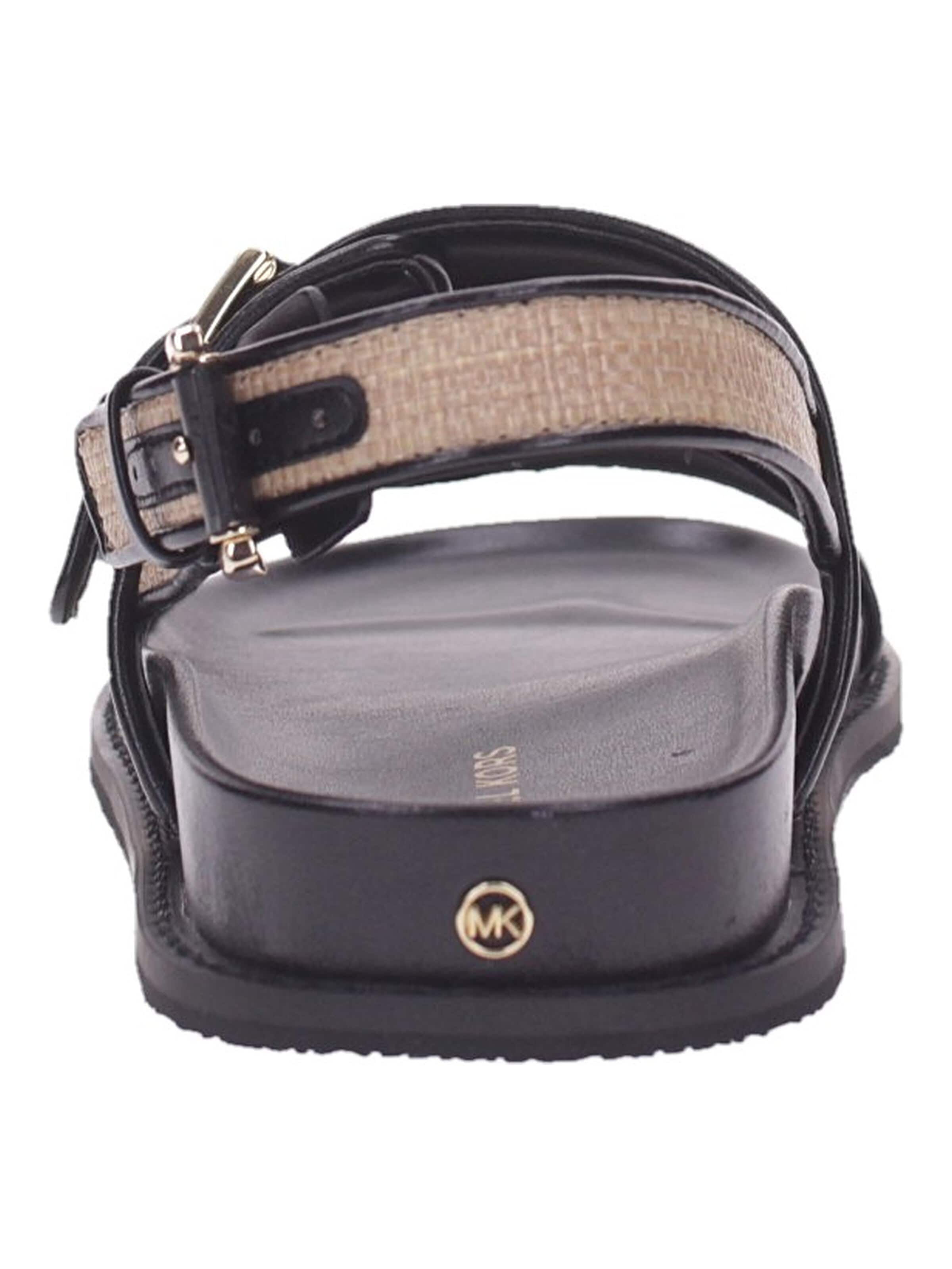 Sandalo con cinturino 'Michael Kors Sandalo Nia Flat Sandal' di Michael Kors in nero