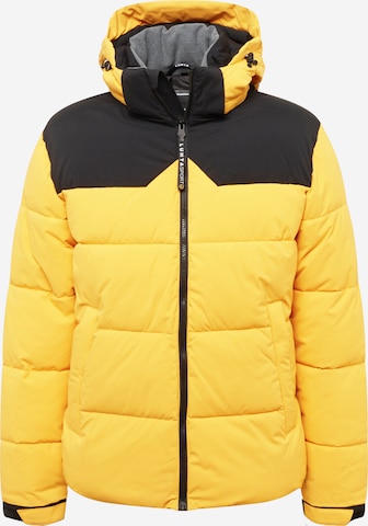 LUHTA Outdoor jacket 'HONKAJOKI' in Yellow: front