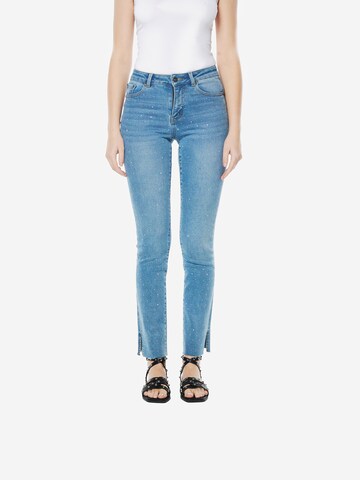 KOROSHI Slim fit Jeans in Blue: front