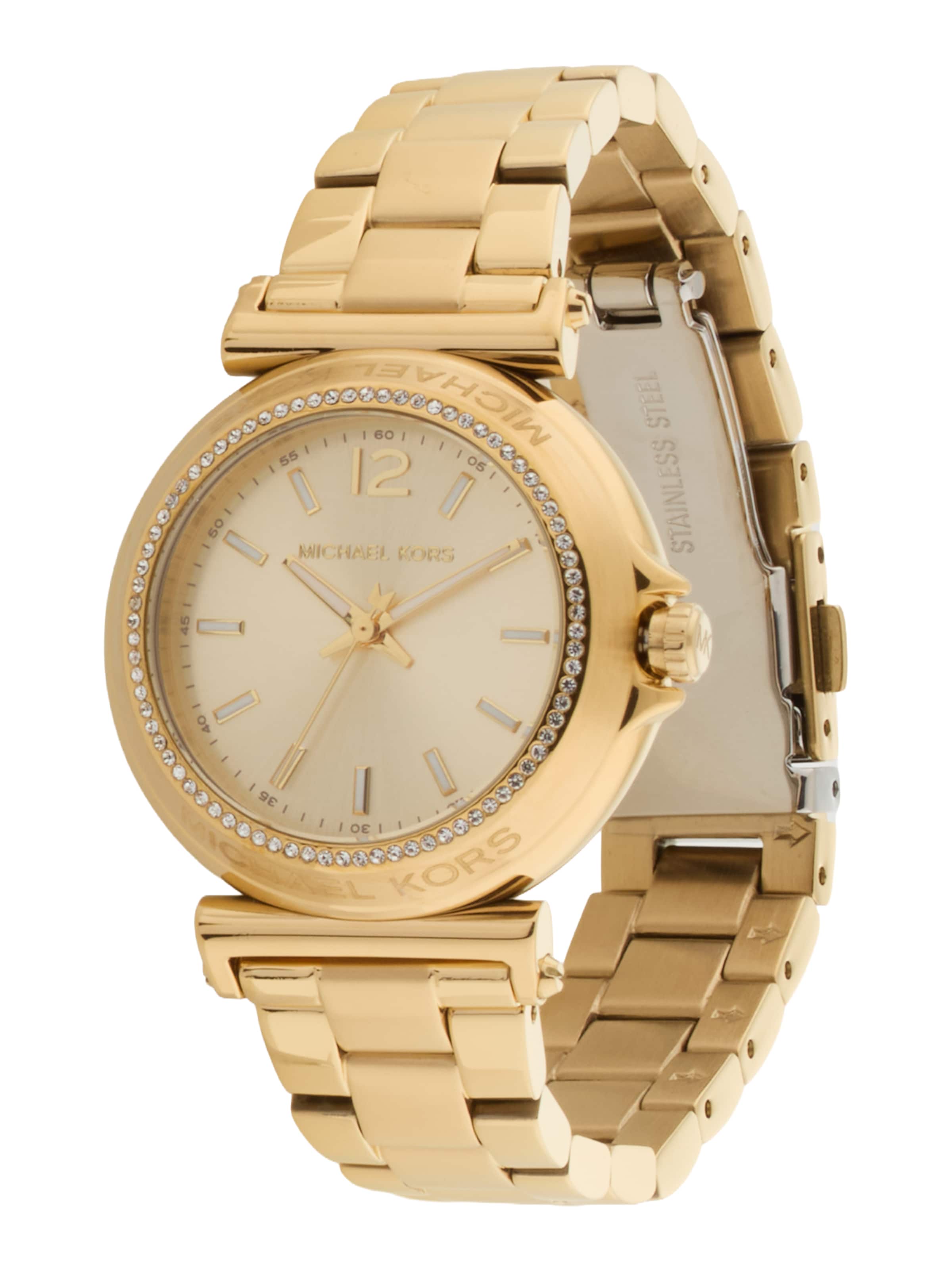 MICHAEL Michael Kors Analogna ura 'MAREN' | zlata barva: sprednja stran