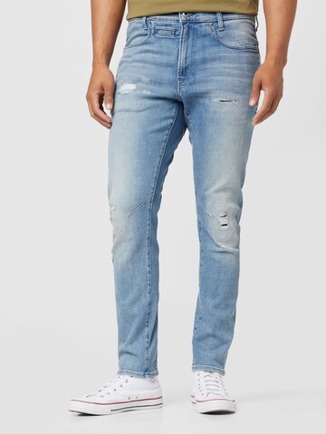 Coupe slim Jean 'Staq' G-Star RAW en bleu : devant