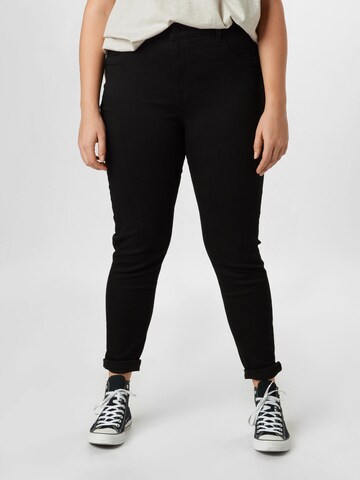 Noisy May Curve Skinny Jeans 'Callie' in Black: front