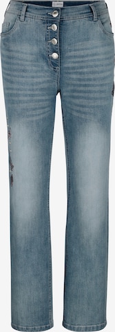 MIAMODA Regular Jeans in Blue: front