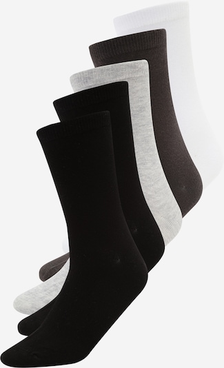 ABOUT YOU Socks 'Fee' in Grey / Graphite / White, Item view