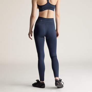 ADIDAS BY STELLA MCCARTNEY Skinny Sportovní kalhoty ' Seamless Yoga' – modrá