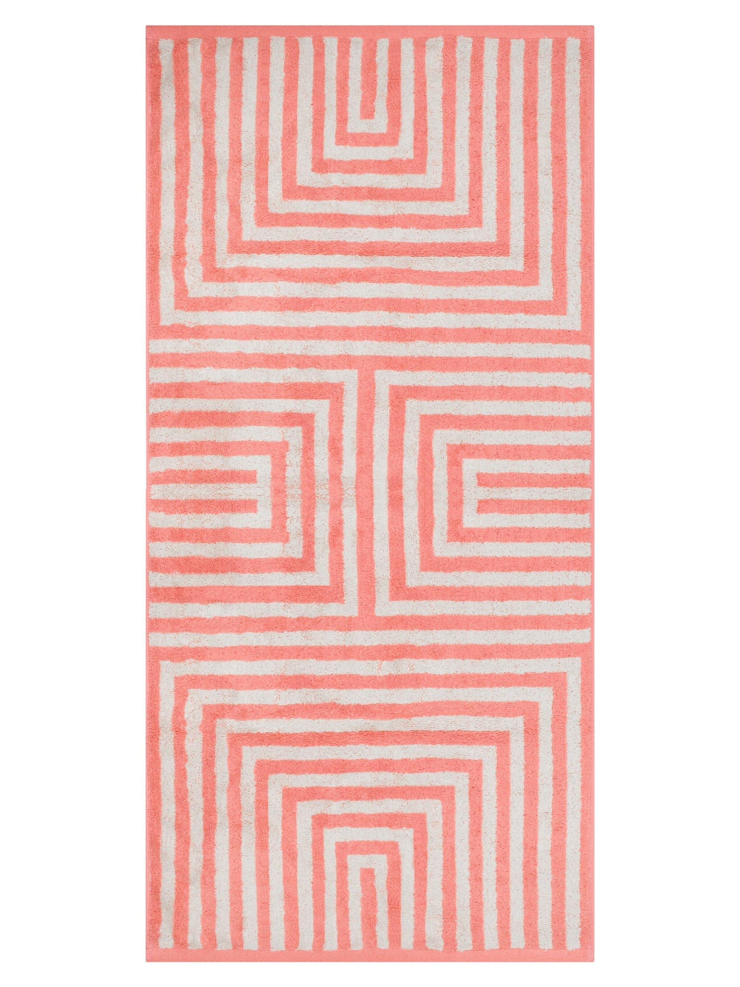 ROSS Towel 'Grafik' in Red