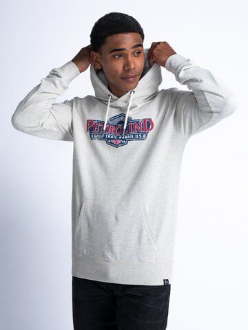Petrol Industries Sweatshirt 'Surf' in White: front