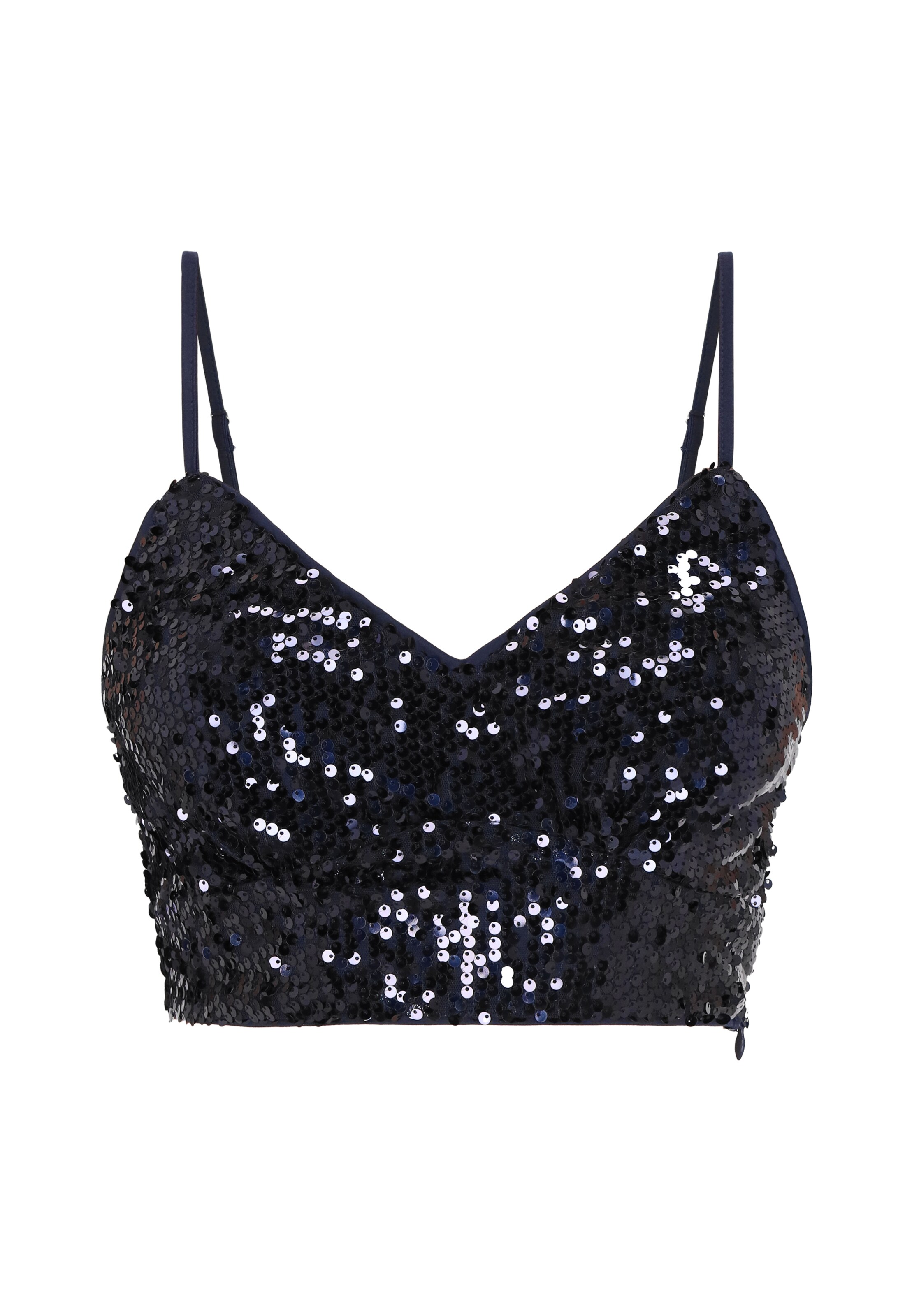 myMo at night Top in Blue: front