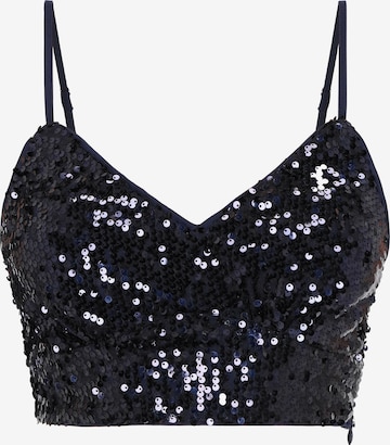 myMo at night Top in Blau: Vorderseite