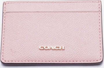 COACH Small Leather Goods in One size in Pink: front