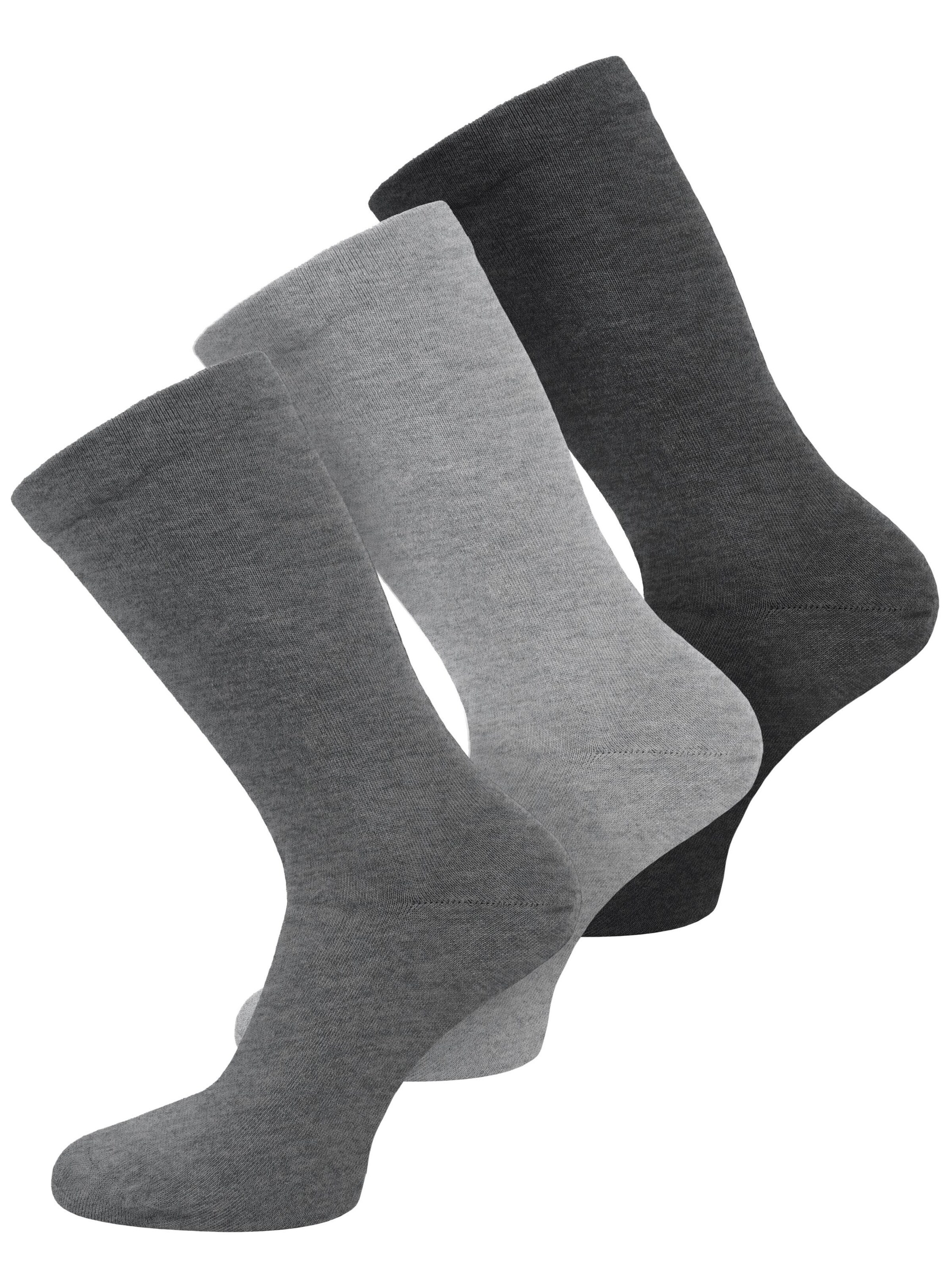 Chaussettes normani en gris : devant