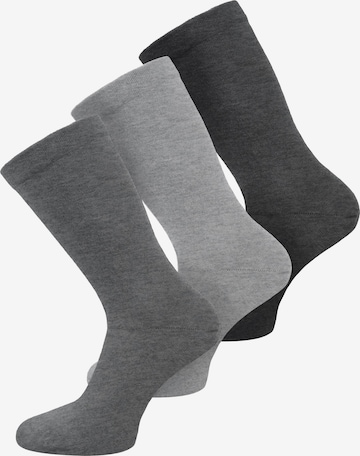 Chaussettes normani en gris : devant