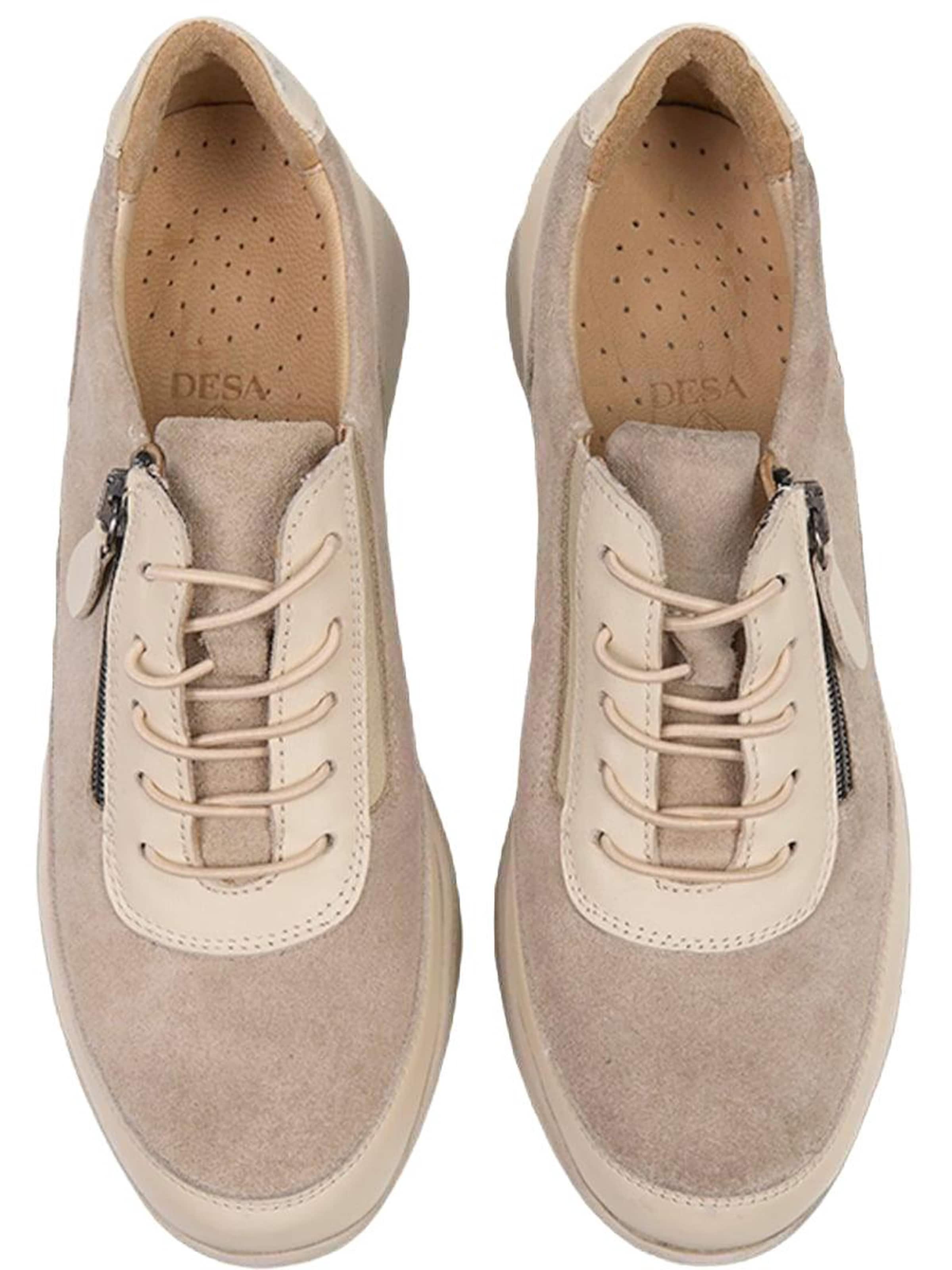 Baskets basses 'Sneaker' Desa en beige