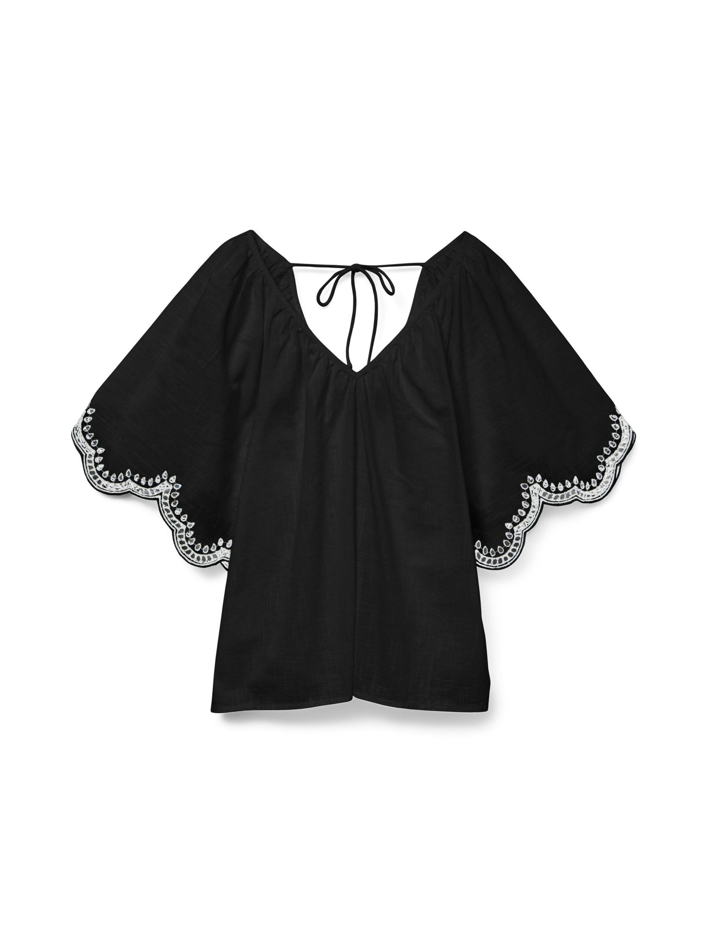 Camicia da donna 'VMDiana' di VERO MODA in nero: frontale