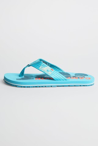 CAMP DAVID T-Bar Sandals in Blue