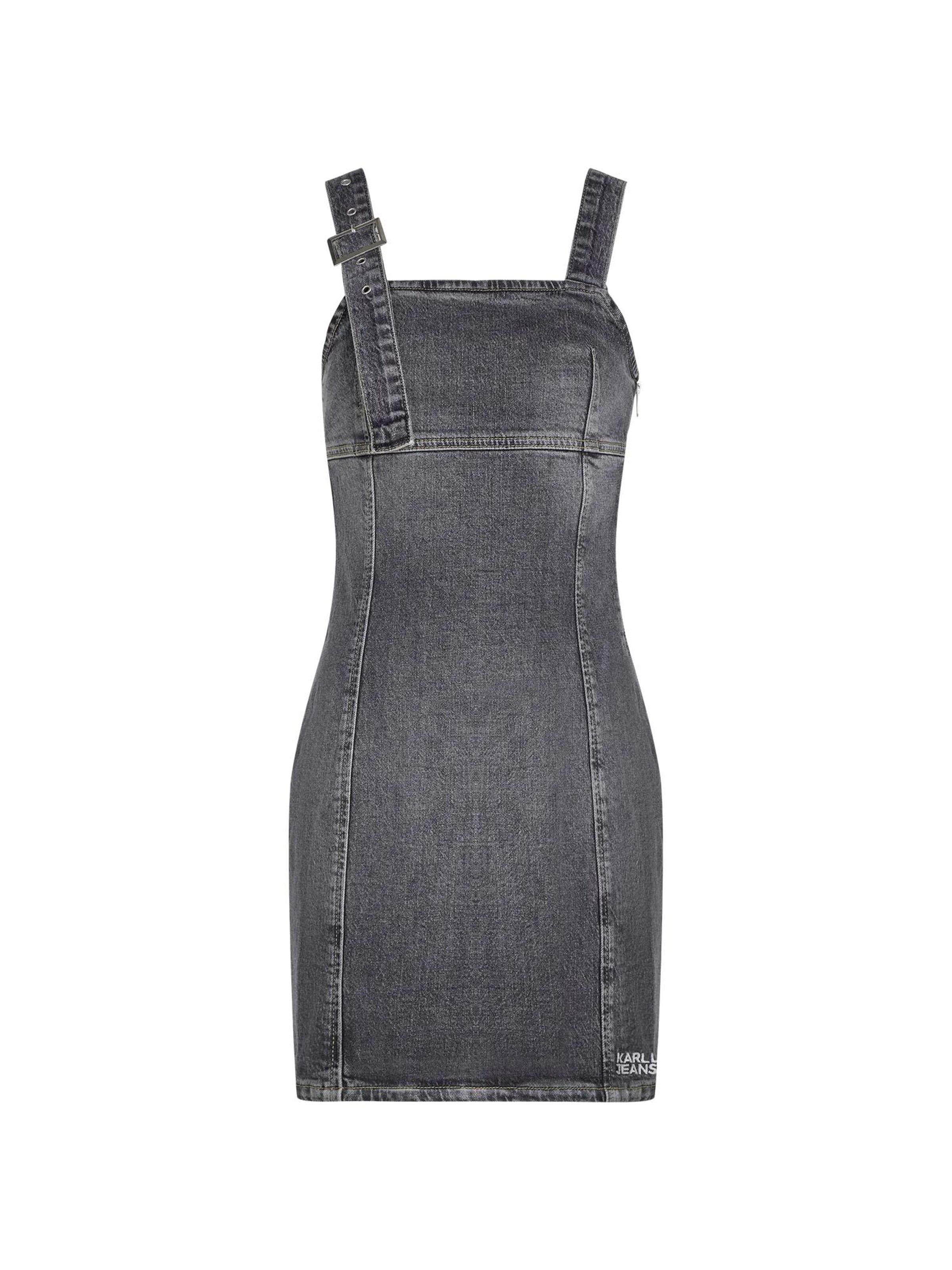 KARL LAGERFELD JEANS Obleka | siva barva: sprednja stran