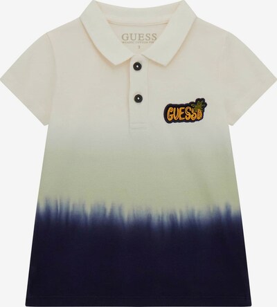 GUESS Shirt in Beige / marine blue / Pastel green, Item view