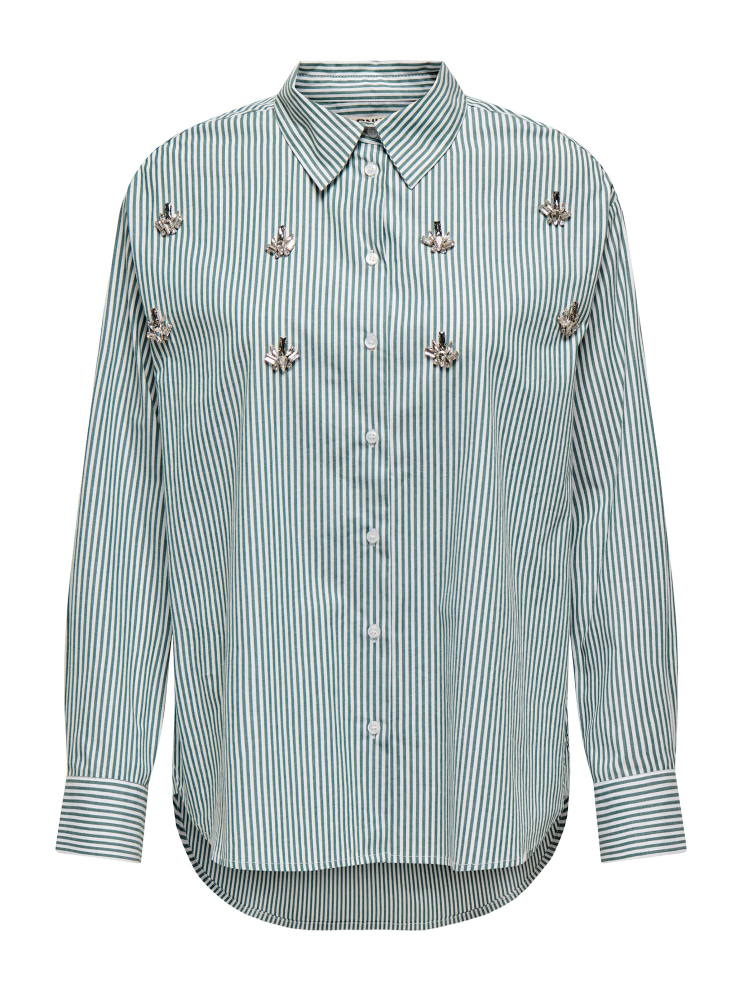 ONLY Блуза 'ONLTRINE' в зелено: отпред