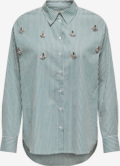 ONLY Bluza 'ONLTRINE' u tamno zelena / bijela, Pregled proizvoda