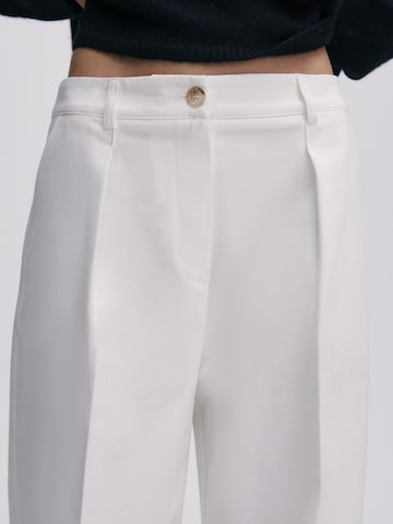 ABOUT YOU x Marie von Behrens Regular Trousers 'Arlene' in White