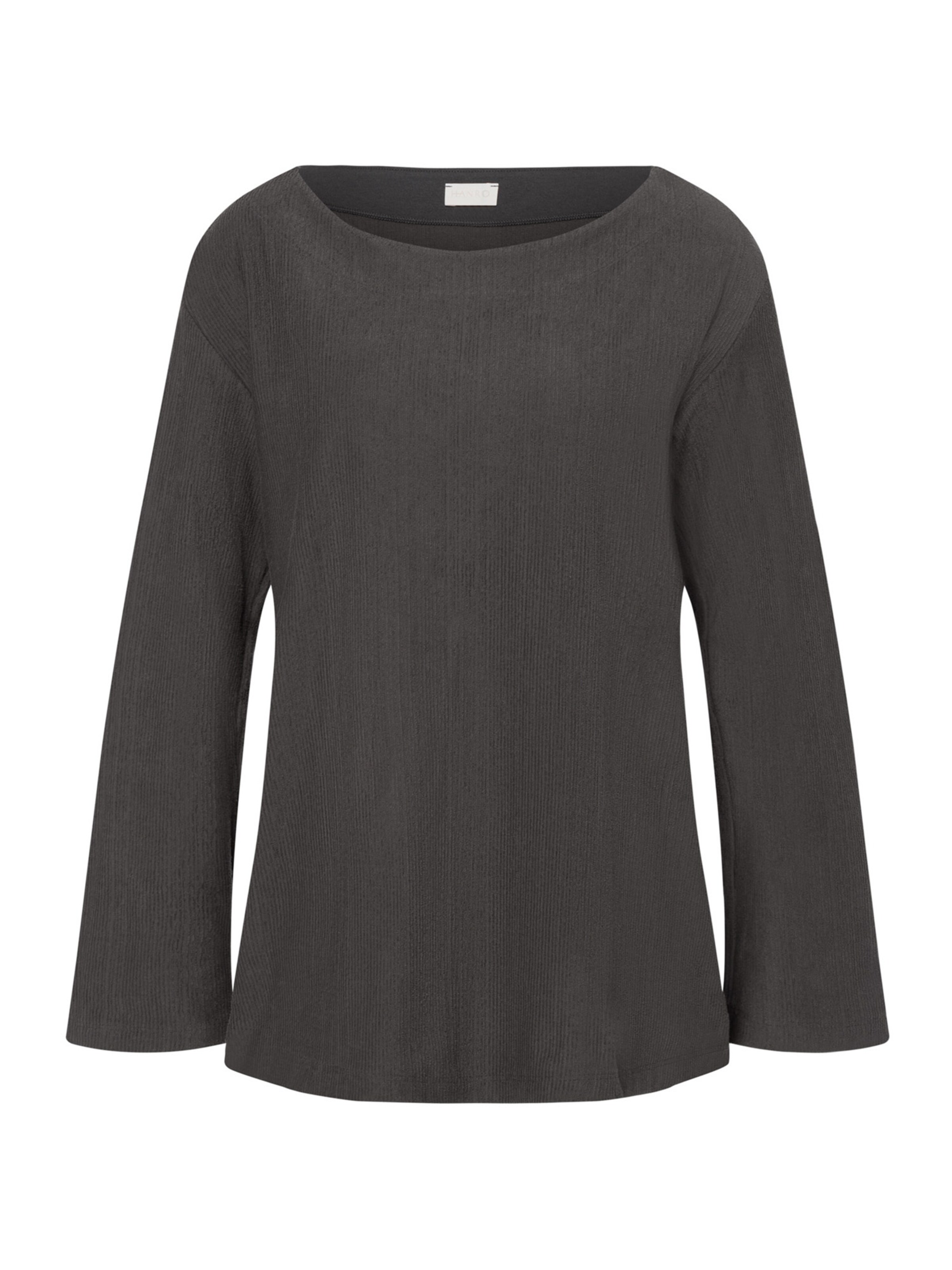 Hanro Shirt ' Pure Comfort ' in Zwart: voorkant