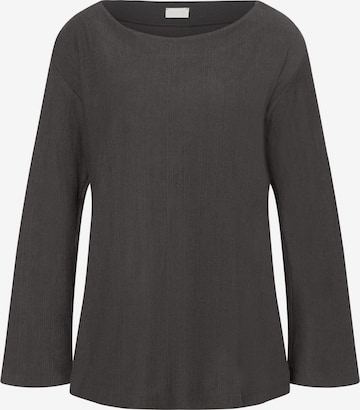 Hanro Shirt ' Pure Comfort ' in Bruin: voorkant