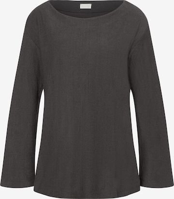 Hanro Longsleeve ' Pure Comfort ' in Braun: predná strana