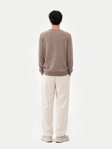 GOBI Cashmere Pullover 'Men's Essential Crewneck Cashmere Sweater'‌‌‌‌‌‌‌‌ in Grau