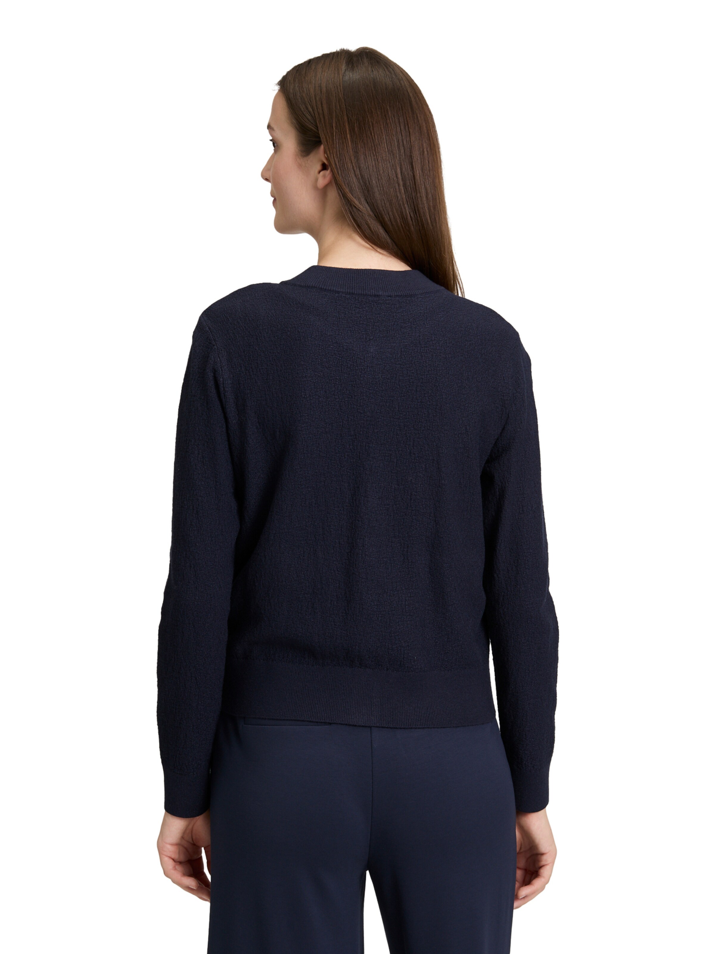 Betty & Co Gebreid vest in Blauw