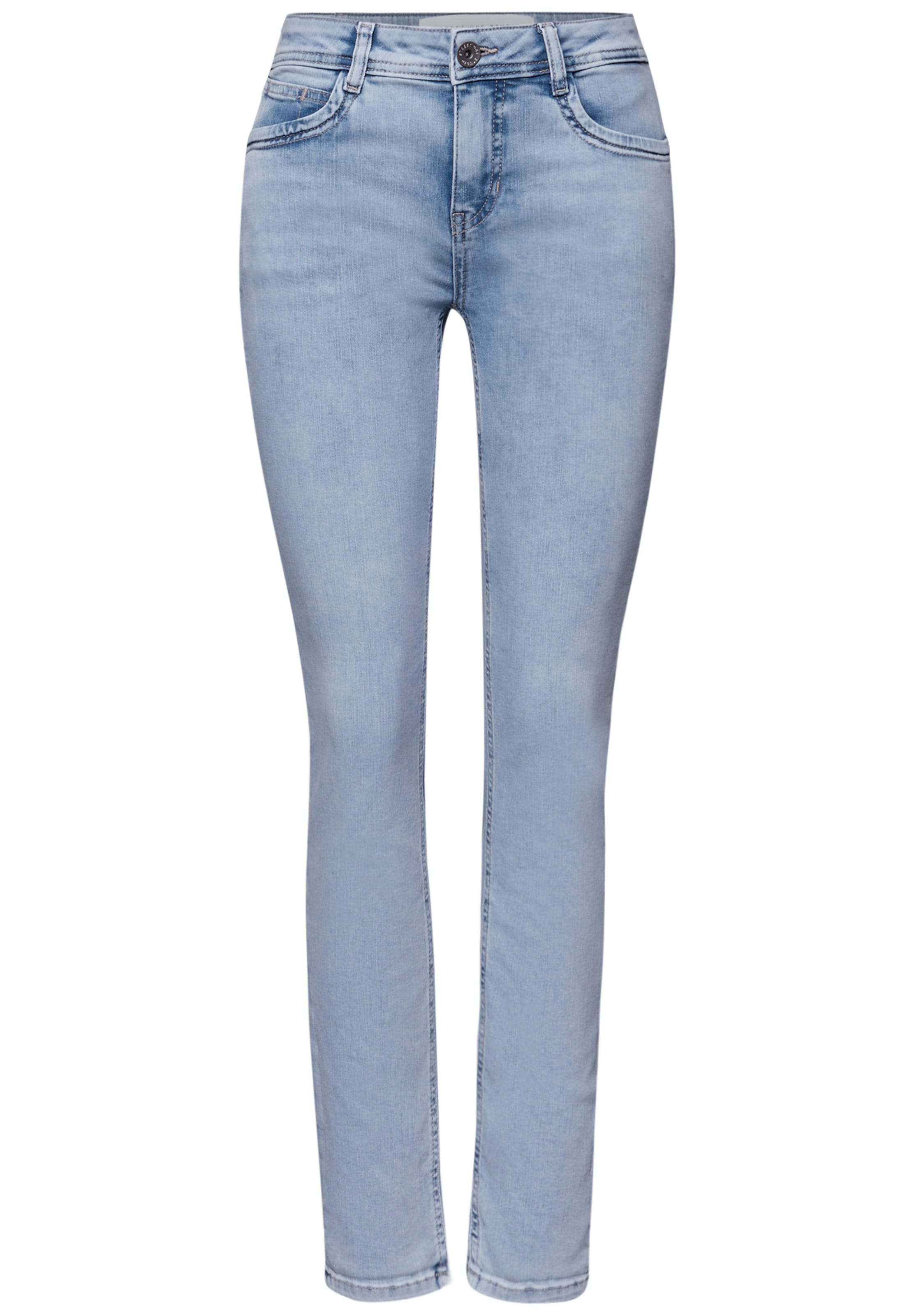 Street One Studio Slim fit Jeans in Blue: front
