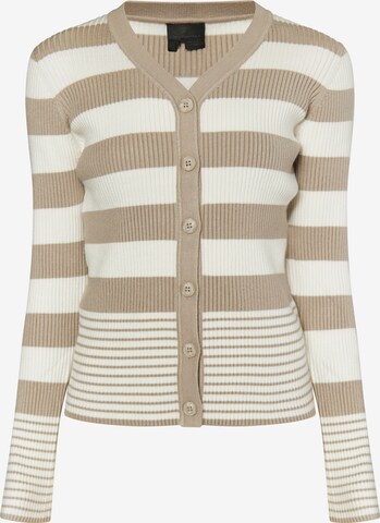 Cardigan DreiMaster Klassik en beige : devant