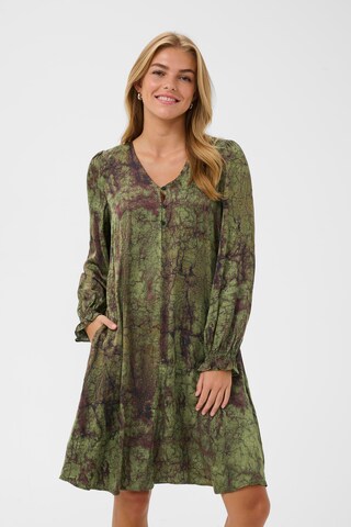 CULTURE Jurk 'CUDaisy Berna' in Groen: voorkant