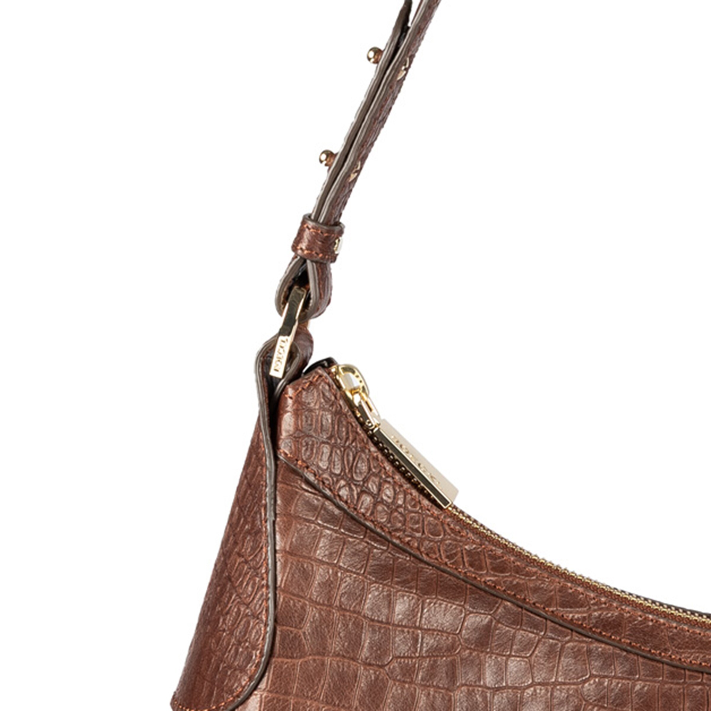 Roeckl Schoudertas 'LIBERTY SCHULTERTASHE MEDIUM' in Bruin