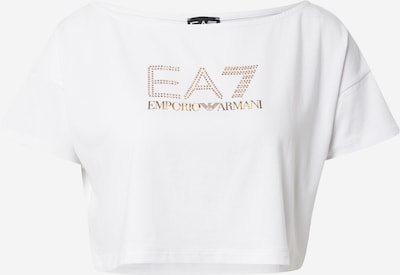 EA7 Emporio Armani Shirt in gold / weiß, Produktansicht