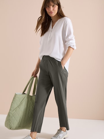 CECIL Wide Leg Hose 'Neele' in Grün