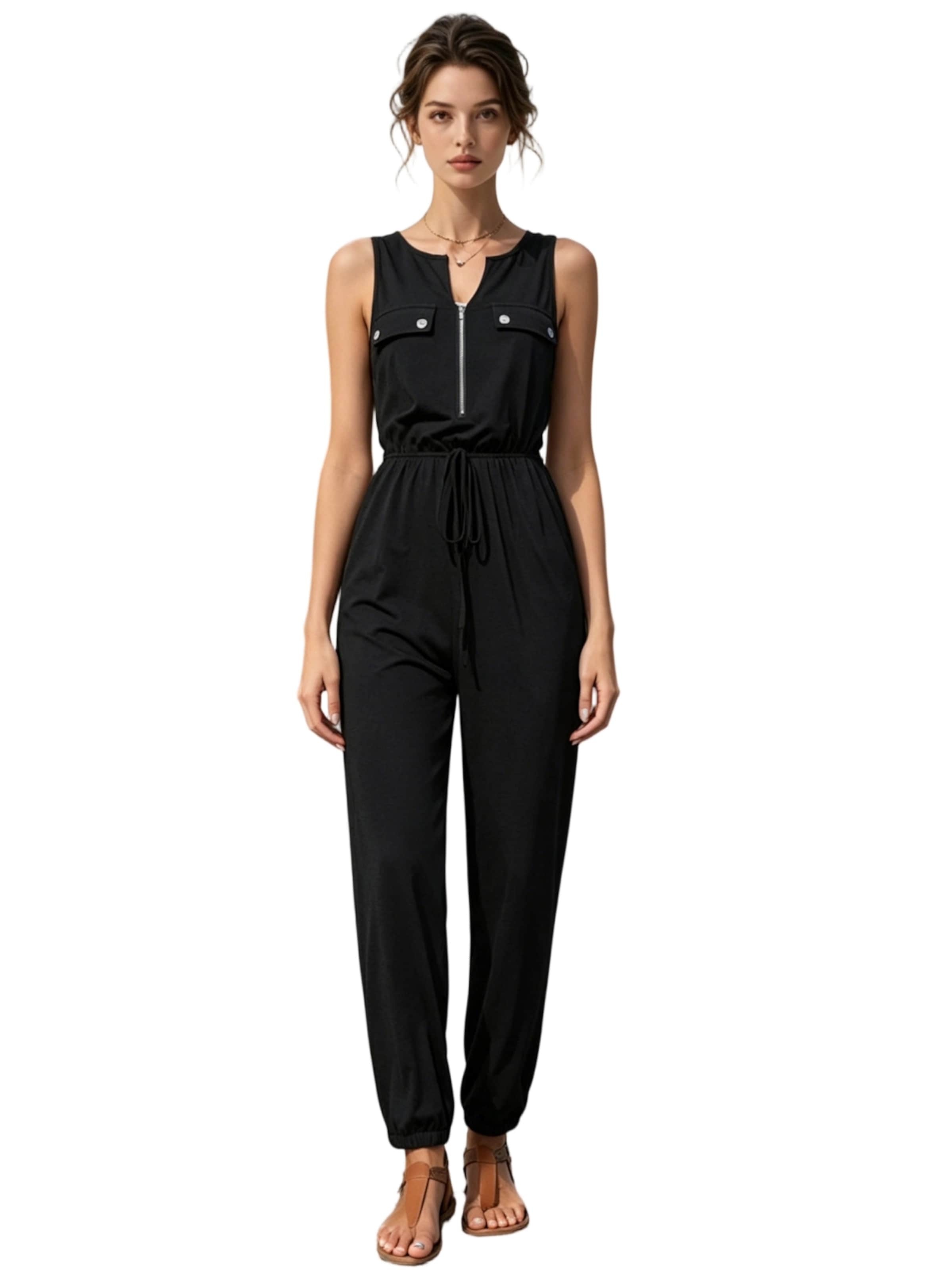 Yesfashion Jumpsuit in L in Dark grey, Item view
