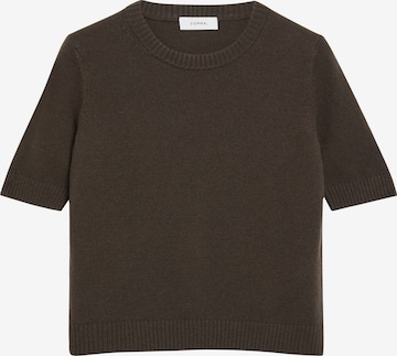 Pull-over COMMA en marron : devant