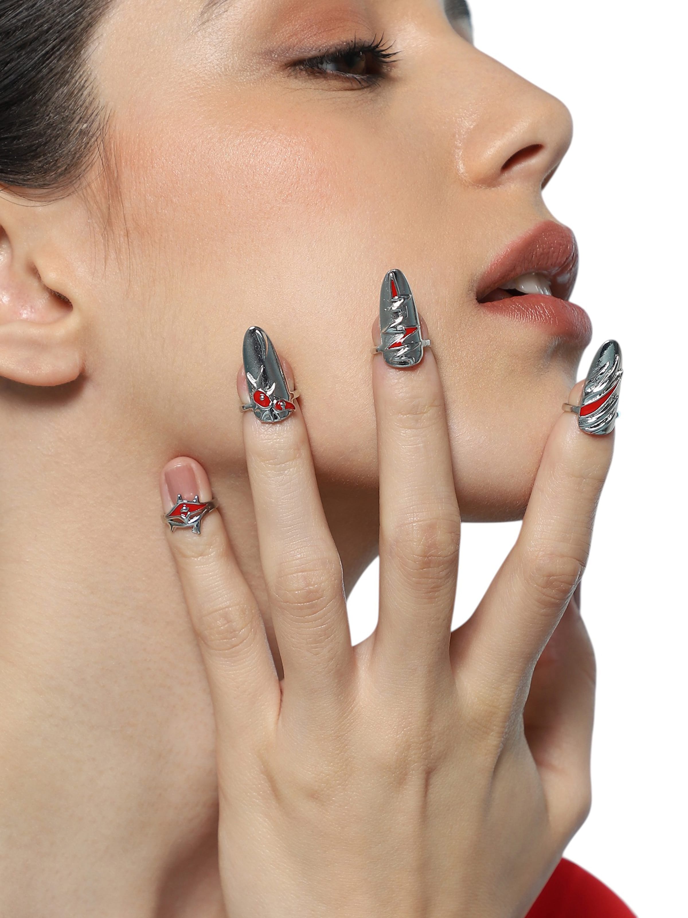 SOHI Gyűrűk 'Karthika' - ezüst: elől