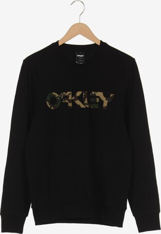 OAKLEY Sweatshirt & Zip-Up Hoodie in S in Black: front