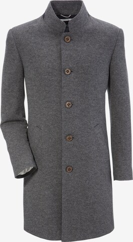 H.Moser Wollmantel in Grey: front
