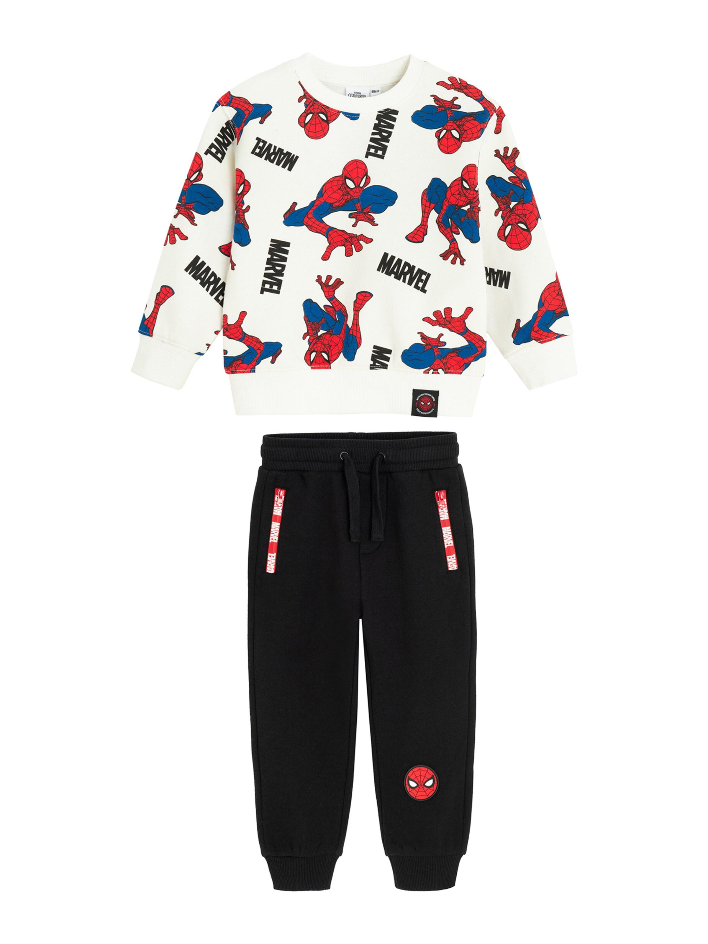 Cool Club Jogginganzug in Schwarz: Vorderseite